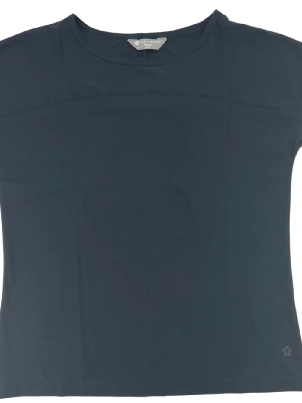 Tuff Athletics Black Short Sleeve Activewear Workout Top